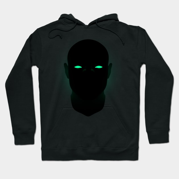 Green Eyes Hoodie by Beardedguy